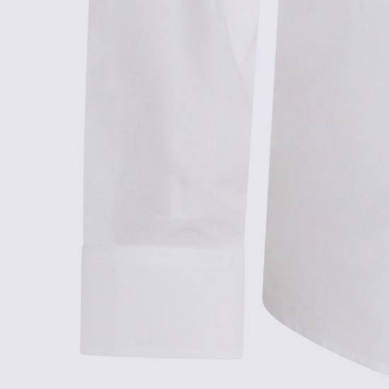 26FW 버버리 레귤러핏 코튼 포플린 셔츠 8122007A1462 White - BURBERRY