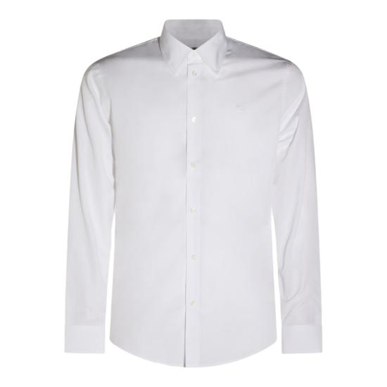 26FW 버버리 레귤러핏 코튼 포플린 셔츠 8122007A1462 White
