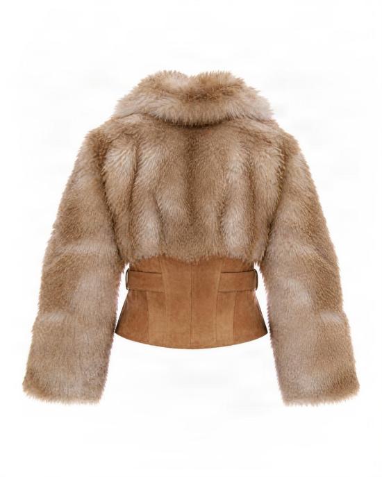 26FW 엘리자베타프랜치 무스탕 6099577 Brown - ELISABETTA FRANCHI