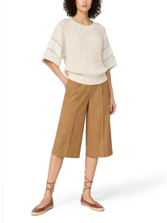  막스마라 카키 버뮤다 쇼츠 2611131032600 349007 Brown - MAX MARA