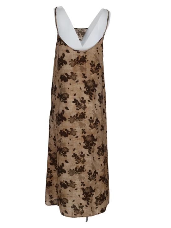 26FW 우마 왕 롱 원피스 UP5011 UW026 Brown - UMA WANG