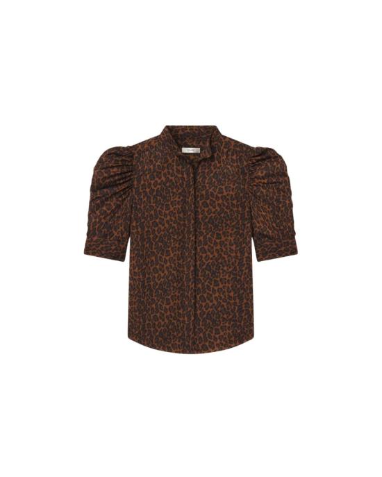  프레임 블라우스 WF26WBL022 BROWN