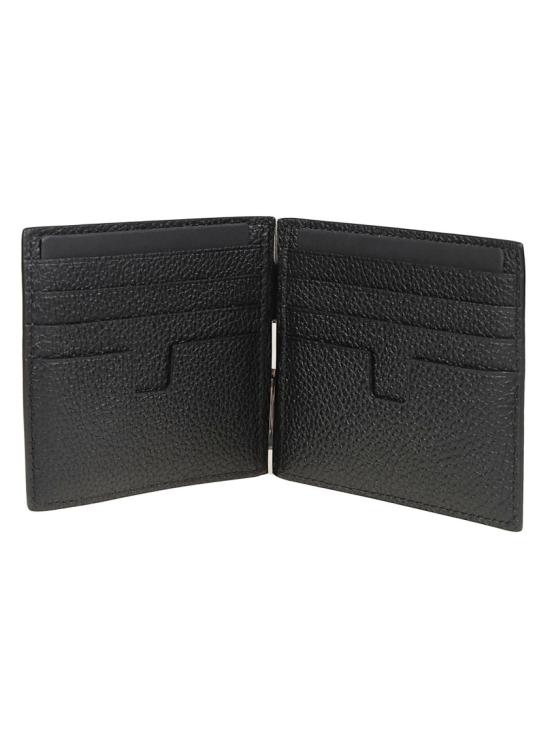 26FW 톰포드 그레인 레더 머니 클립 Y0231 LCL158S Black - TOMFORD