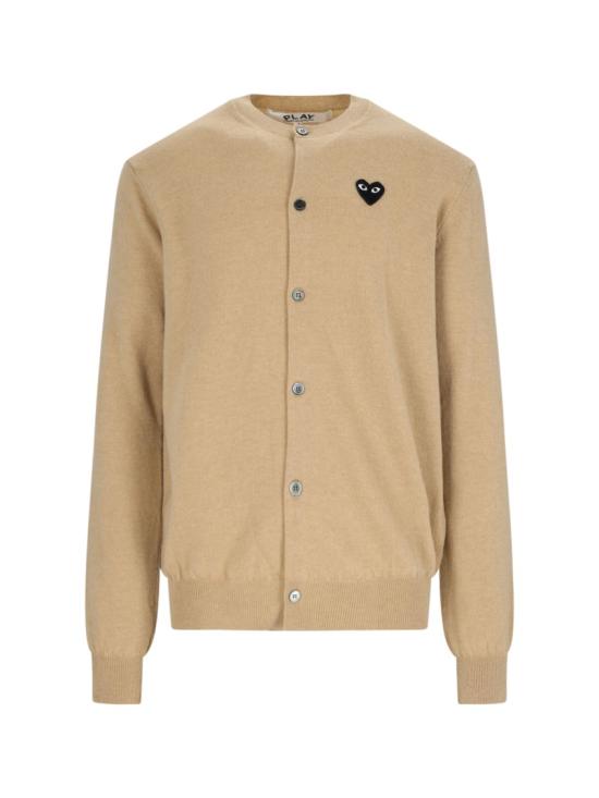 26FW 꼼데가르송 블랙 하트 니트 가디건 AX N023 0513 Neutrals
