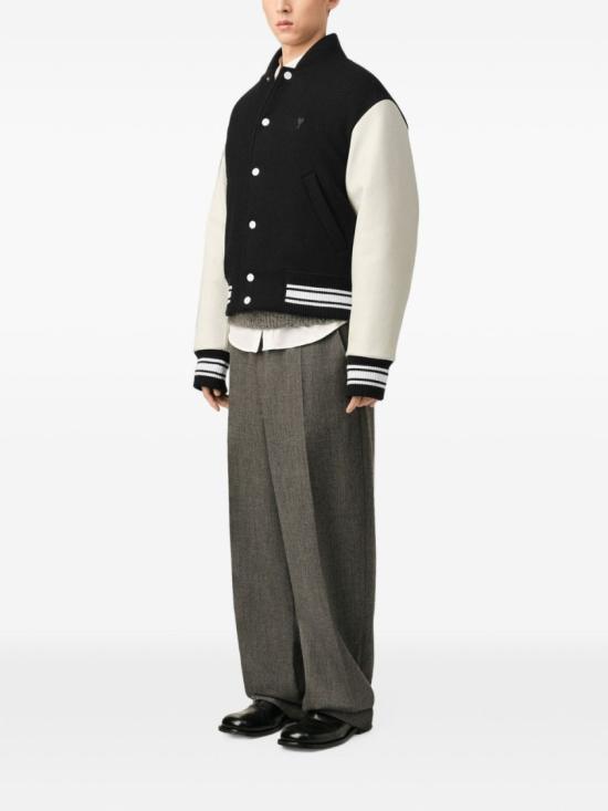 26FW 아미 봄버 자켓 HJK941 WV0078 001 Black - AMI