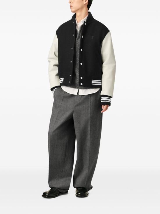 26FW 아미 봄버 자켓 HJK941 WV0078 001 Black - AMI