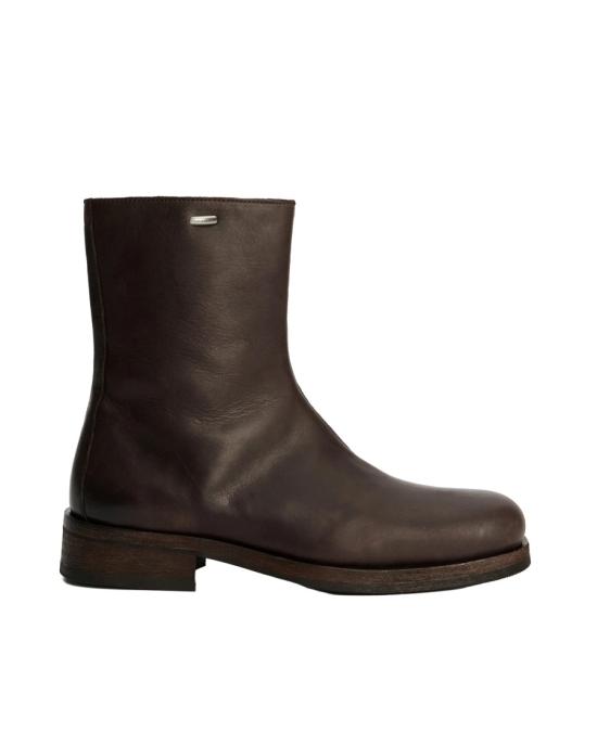 26FW 아워레가시 샤프트 레더 부츠 588325 Black