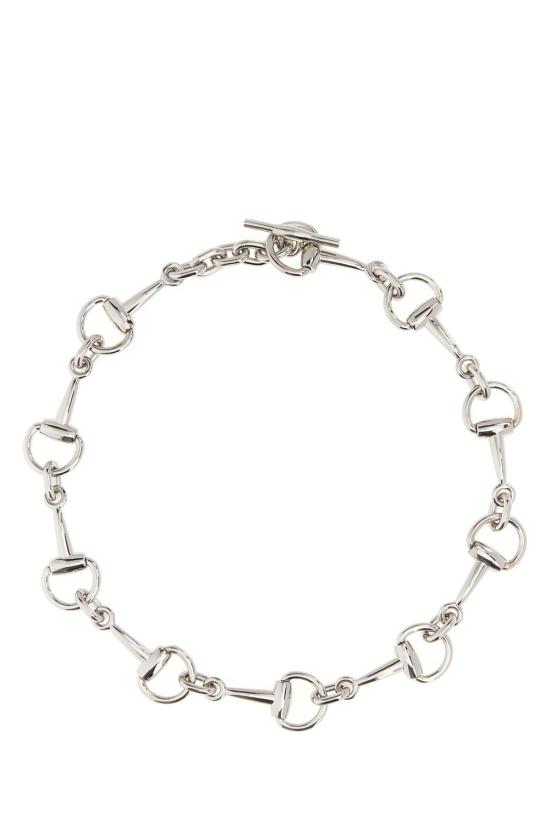 26FW 구찌 홀스빗 모티브 목걸이 A0011QI4601 0926 Silver