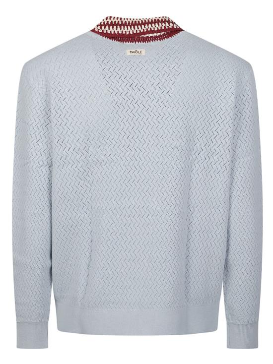 26FW 드롤드무슈 폴로 티셔츠 L PO233 CO292 Blue - DROLE DE MONSIEUR