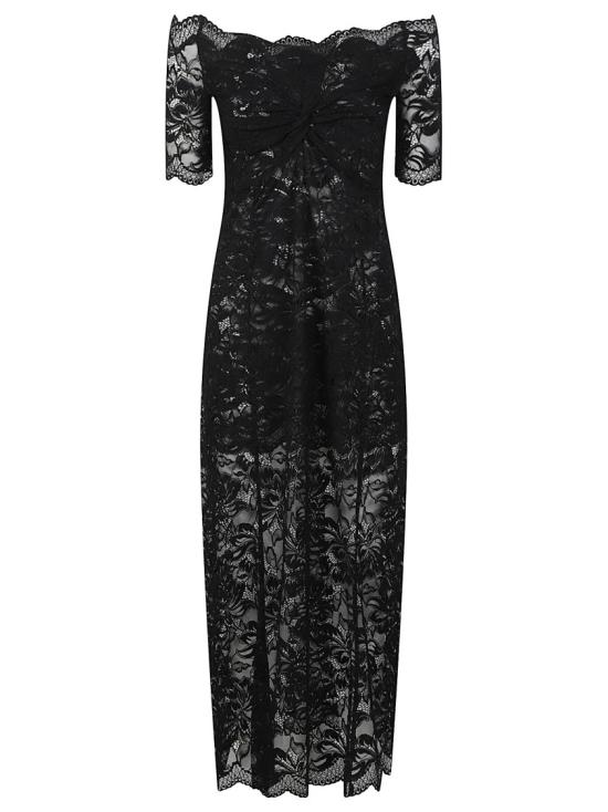 26FW 파코라반 롱 원피스 26AJRO106PA0170 Black