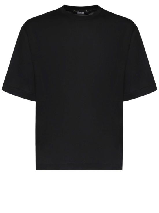 26FW 자크뮈스 롱 카레 반팔 티셔츠 TSM00578AJ00254990 Black