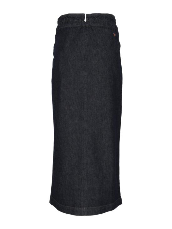 26FW 엠포리오 아르마니 데님 스커트 EW004811AF18421 Black - EMPORIO ARMANI