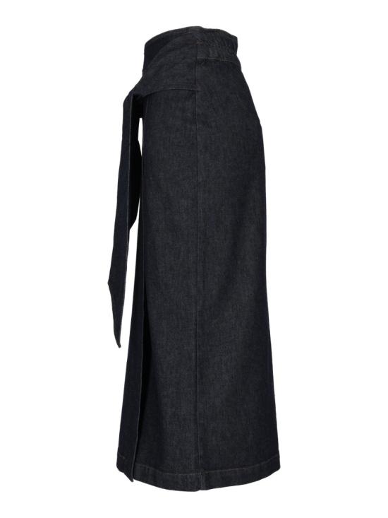26FW 엠포리오 아르마니 데님 스커트 EW004811AF18421 Black - EMPORIO ARMANI