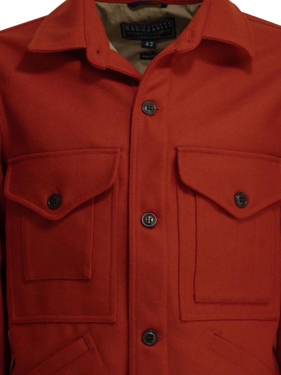 26FW 마니팟투라 체카렐리 자켓 7079 QRROBBIA Red - MANIFATTURA CECCARELLI