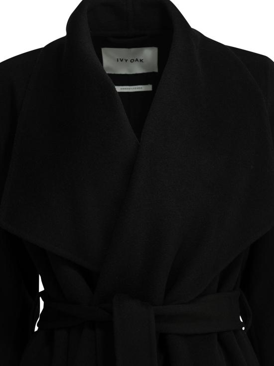 26FW 아이비앤오크 코트 IO111048CARRIE ROSEBK999 Black - IVY & OAK