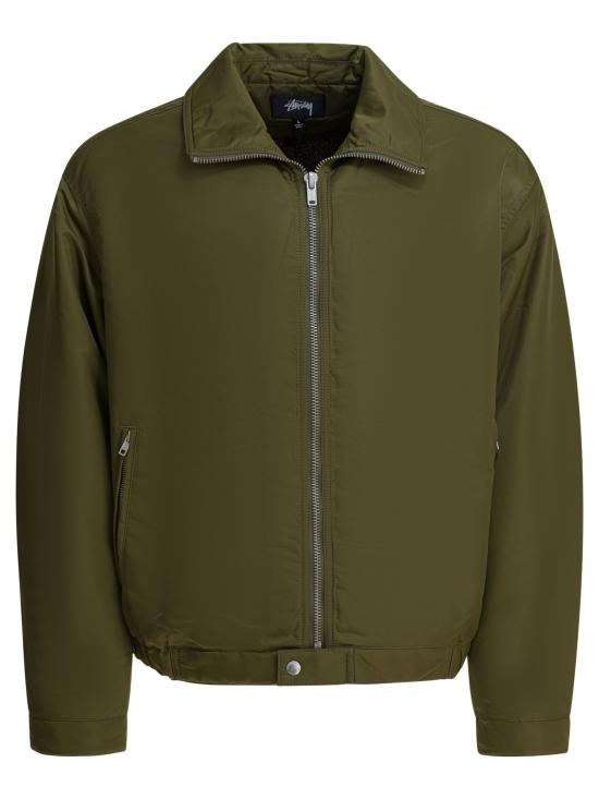 25FW 스투시 봄버 자켓 1158870403 OLIVE Green
