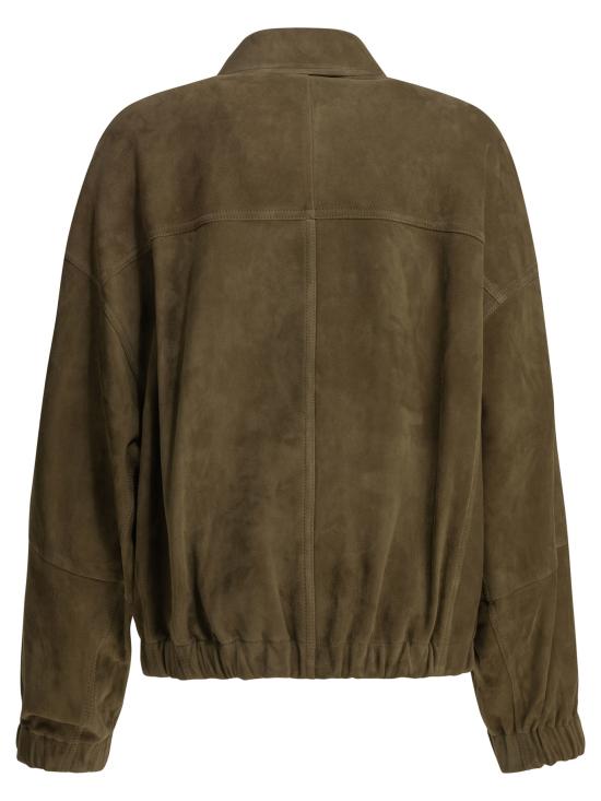 26FW 브루넬로 쿠치넬리 무스탕 MPCAI7594C9801 Green - BRUNELLO CUCINELLI