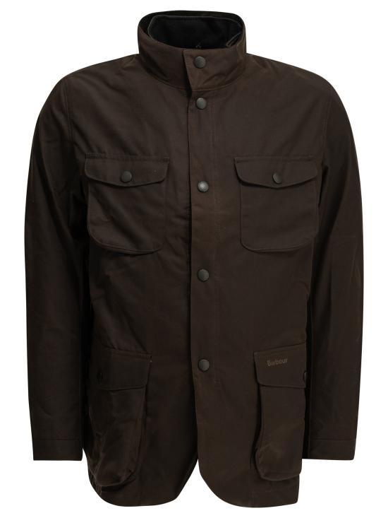 26FW 바버 오그스톤 왁스 자켓 MWX0700MWXRU71 Brown
