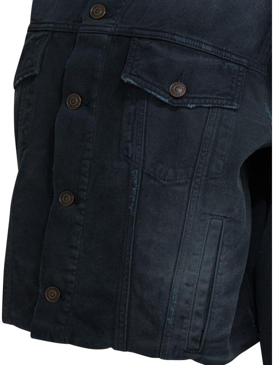 26SS 발렌시아가 커브드 웨이스트밴드 재킷 856422TTW648074 Blue - BALENCIAGA