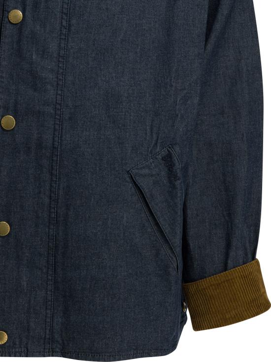 26SS 바버 데님 자켓 MCA1105MCAIN71 Blue - BARBOUR