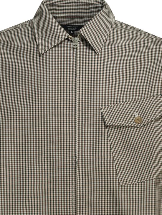 26SS 꼼데가르송 자켓 HQ B001 S261 OFF WHT BRW BL Brown - COMME DES GARCONS