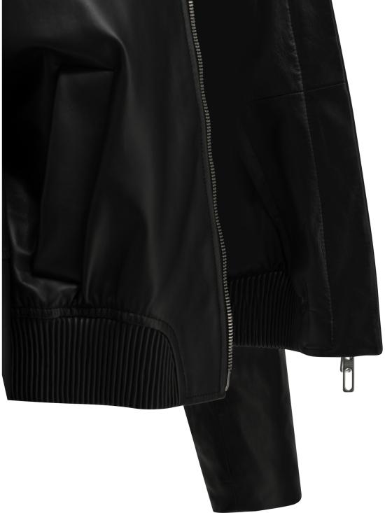 26FW 스포트막스 가죽 자켓 2622446011600SPXAMOUR002 Black - SPORTMAX