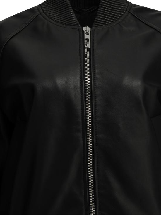 26FW 스포트막스 가죽 자켓 2622446011600SPXAMOUR002 Black - SPORTMAX