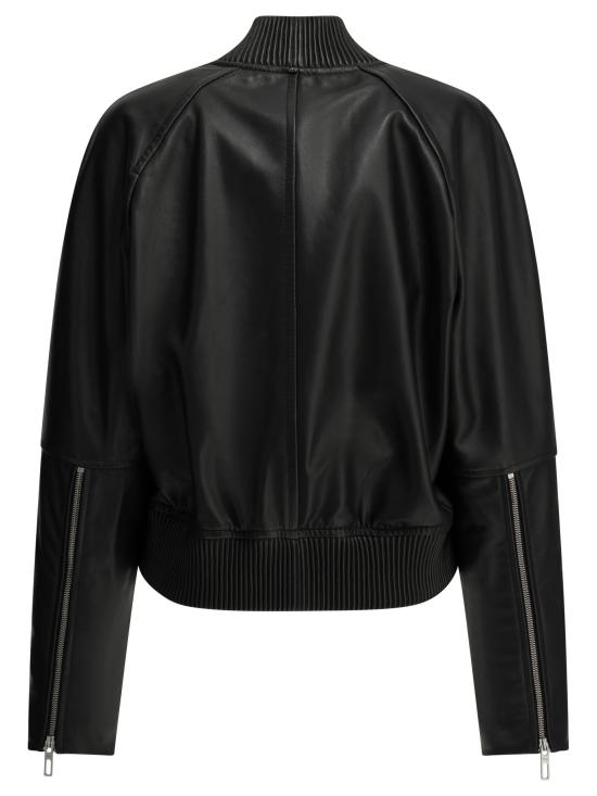 26FW 스포트막스 가죽 자켓 2622446011600SPXAMOUR002 Black - SPORTMAX