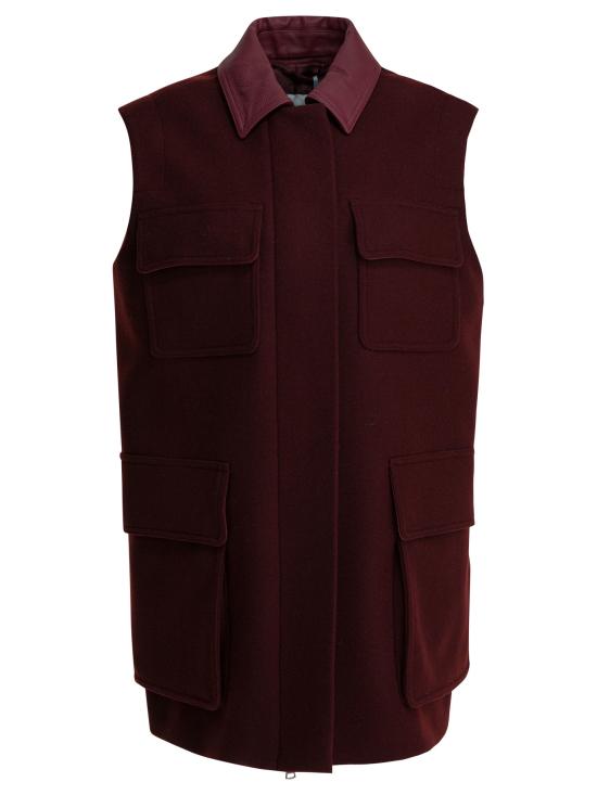 25FW 막스마라 Aeroso 베스트 2521276043AEROSO1234009 Red