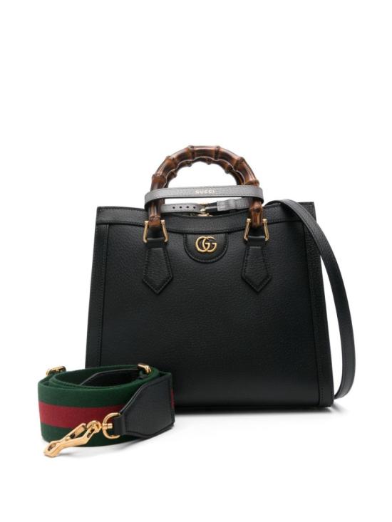 26FW 구찌 다이애나 스몰 토트백 702721U3ZDT1073 Black - GUCCI