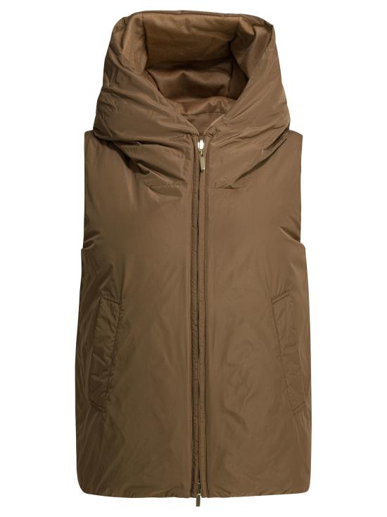25FW 막스마라 더 큐브 패딩 조끼 2529296025DELFY001 Brown - MAXMARA THE CUBE