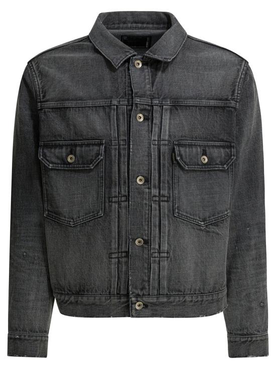 26SS 사카이 데님 자켓 26 03964M001 Grey