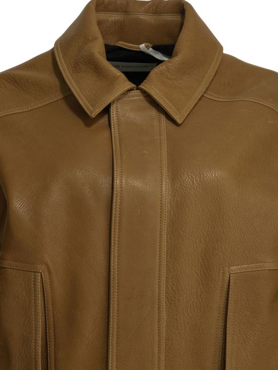 26FW 누르 하무르 가죽 자켓 PF26CO1DALMABUTTERSCOTCH Brown - NOUR HAMMOUR