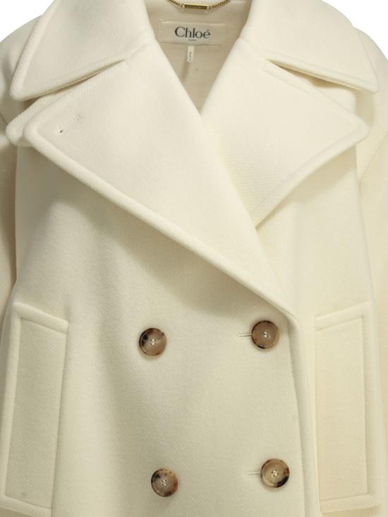 26FW 끌로에 코트 CH25AMA96952112 White - CHLOE