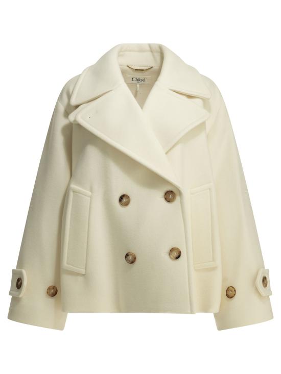 26FW 끌로에 코트 CH25AMA96952112 White