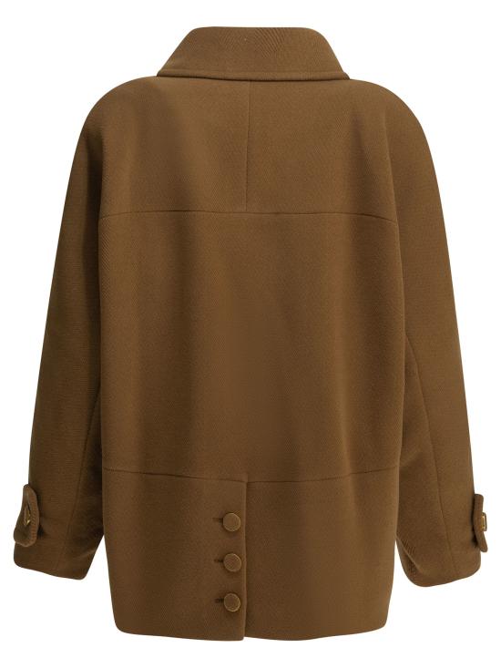 26FW 끌로에 코트 CH26AMA06077212 Brown - CHLOE