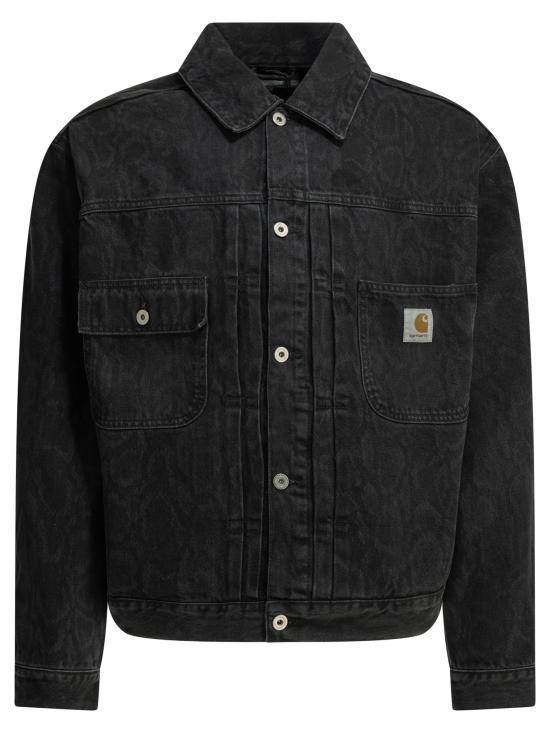 26SS 칼하트 WIP 벨마 스네이크 카모 자켓 I0365863R2 60 Black