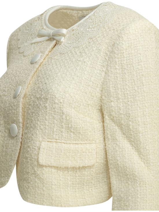 26FW 셀프 포트레이트 자켓 PF26 002J CCREAM White - SELF PORTRAIT