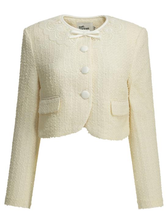 26FW 셀프 포트레이트 자켓 PF26 002J CCREAM White