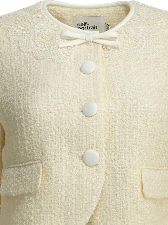 26FW 셀프 포트레이트 자켓 PF26 002J CCREAM White - SELF PORTRAIT