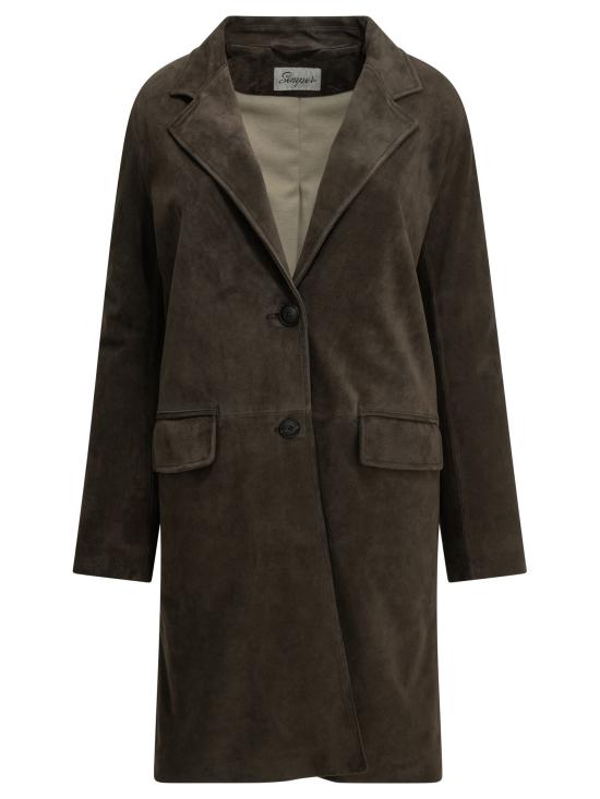 26FW 셈퍼 코트 WMNSUECOATTESTAMORO Brown