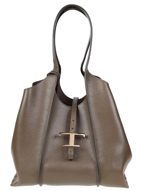 26FW 토즈 T 타임리스 쇼퍼 백 스몰 XBWTSBA0200XSO Brown