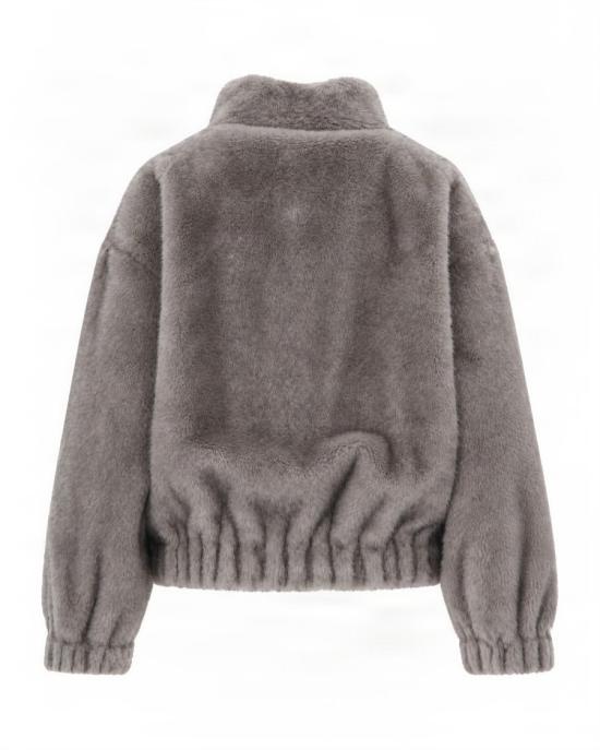 26FW 리우조 무스탕 8346435 Grey - LIU JO