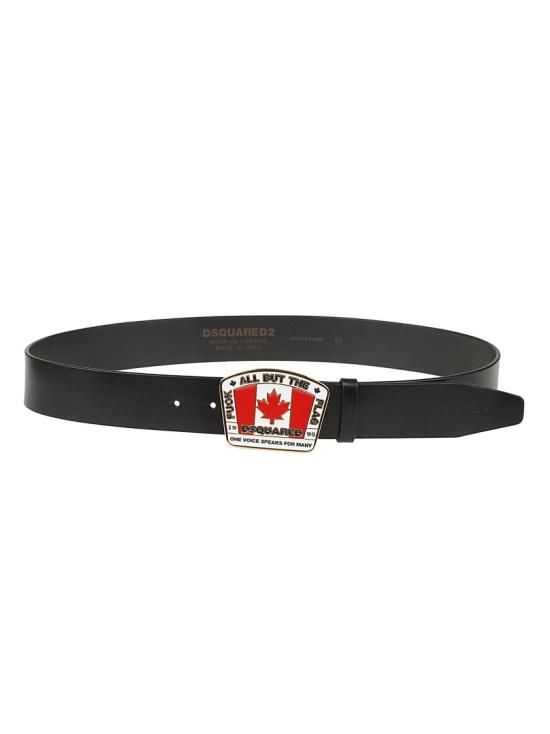 26FW 디스퀘어드2 가죽 벨트 BEM0641 12900001 Black - DSQUARED2
