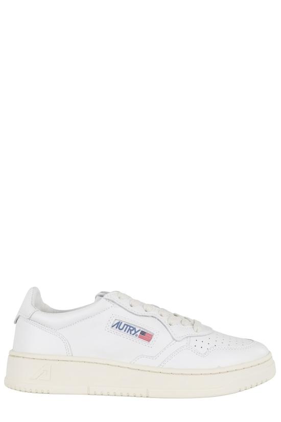 26FW 오트리 메달리스트 로우 레더 스니커즈 AULW 099 Neutrals