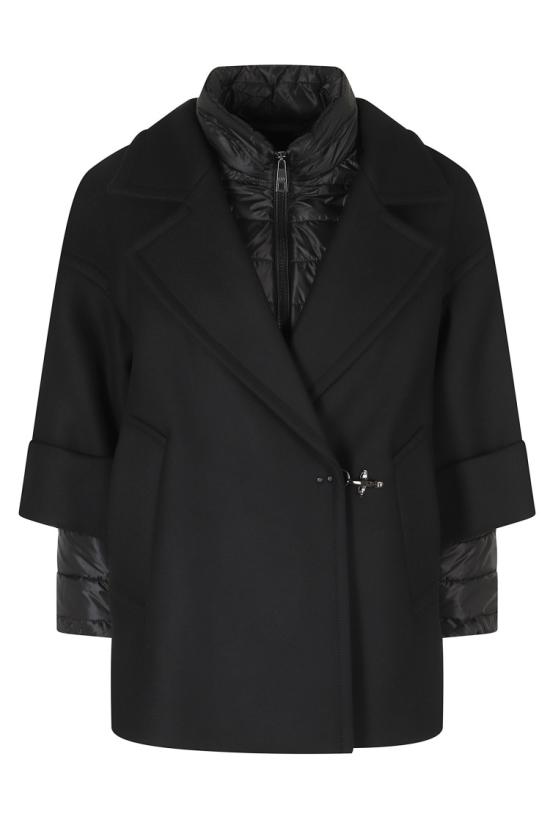 26FW 페이 코트 NAW16533170YMV 099 Black