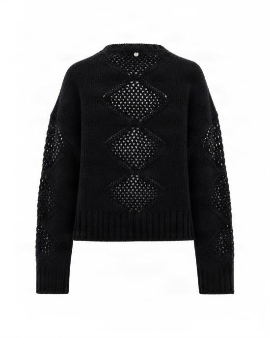 26FW 리우조 스웨터 3613333 Black - LIU JO