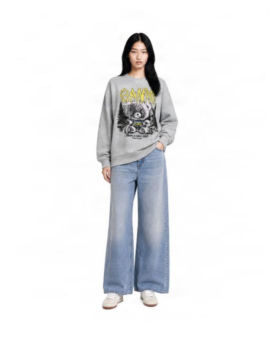 26FW 가니 탑 2395348 Grey - GANNI