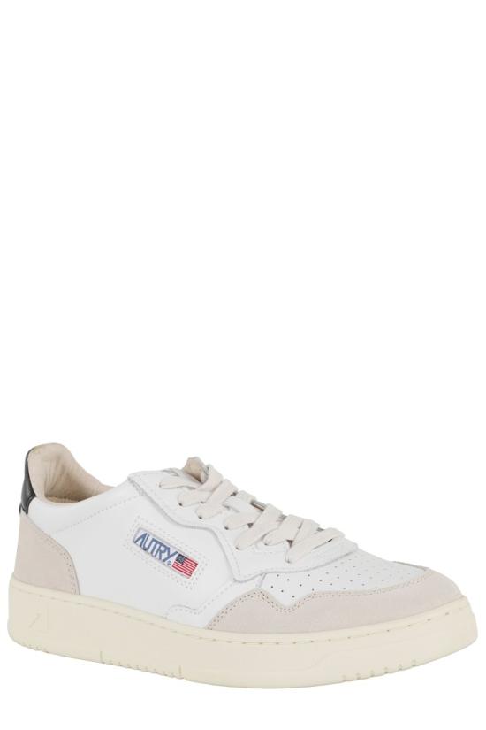 26FW 오트리 메달리스트 로우 스니커즈 AULM 099 White - AUTRY