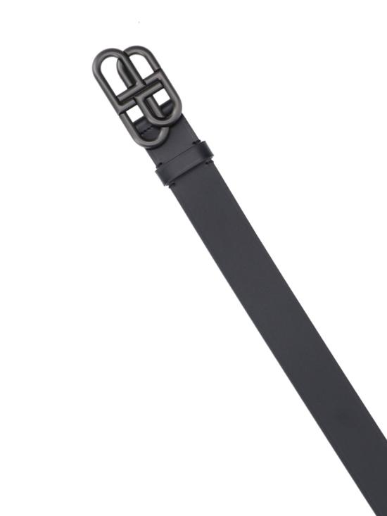26FW 발렌시아가 가죽 벨트 570370 1CH551000 Black - BALENCIAGA